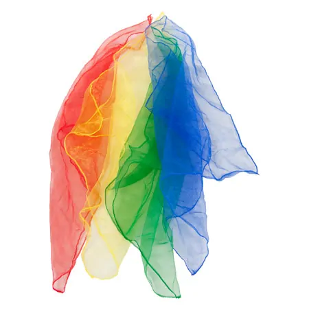 Juggling veils 140x140 cm, set of 4