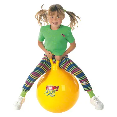 Jumping ball,  45 cm, yellow