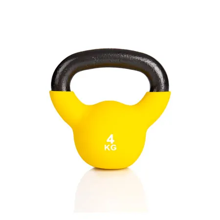 Kettlebell, 4 kg, yellow