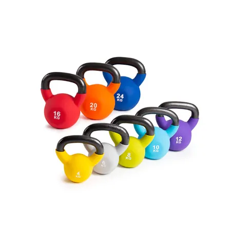 Kettlebells 4-24 kg, set of 8
