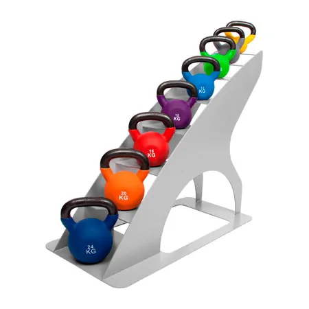 Kettlebells 4-24 kg, set of 8 incl. storage