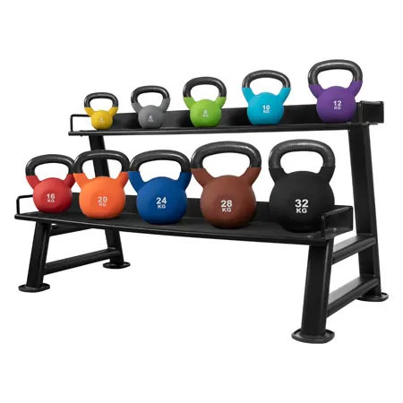 Kettlebells set 10 kettlebells 4 to 32 kg, incl. tray