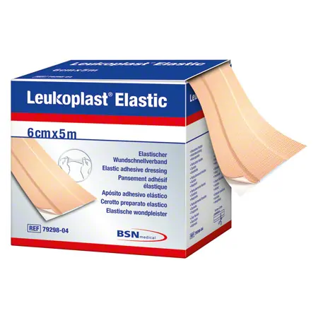 Leukoplast Elastic, 5 m x 6 cm