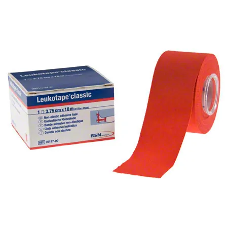 Leukotape classic, 10 m x 3.75 cm, red