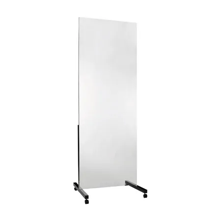 Lightweight mirror, W x H 75 x 200 cm, mobile