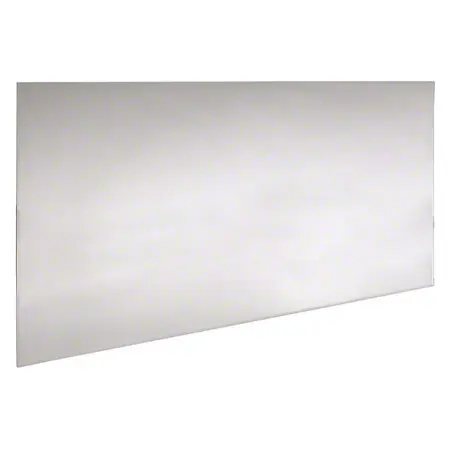 Lightweight mirror with back panel, W x H 200 x 125 cm