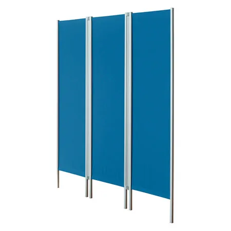 Lightweight screen 3-leaf, HxQ 165x156 cm