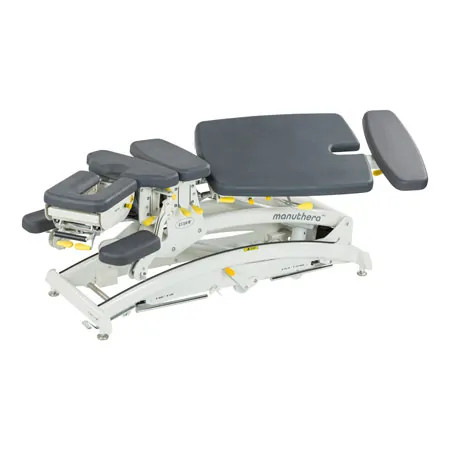 Lojer therapy table Manuthera 242, greywhite with battery