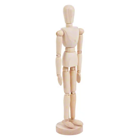 Male mannequin incl. stand, 30 cm