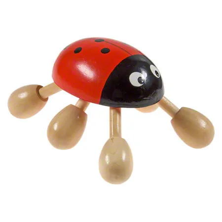 Massage ladybug massage roller, 9 cm