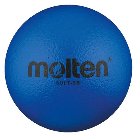 Molten foam ball Soft-SB, coated,  18 cm, blue