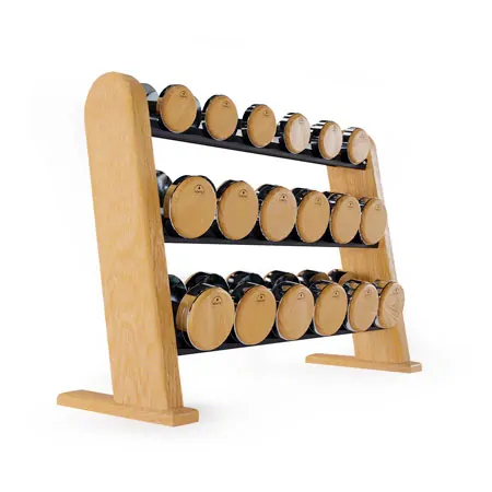 NOHRD DumbBells dumbbell set, 18 dumbbells 5 - 25 kg incl. rack, Club-Sport