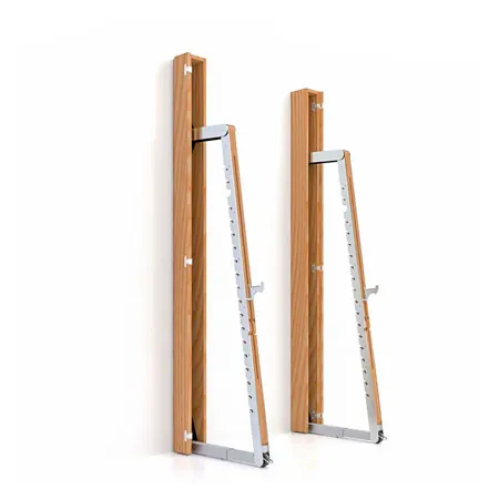 NOHRD SquatRack fold out dumbbell rack ash tree