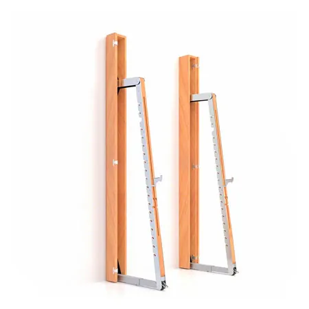 NOHRD SquatRack fold out dumbbell rack cherry