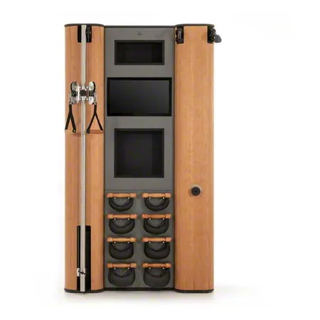 NOHRD Wall Compact, pulley, ski trainer, 8 swing dumbbells, cherry