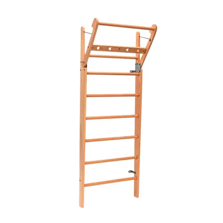 NOHRD Wall bars cherry, foldout, HxWxD 230x80x13 cm, 10 bars