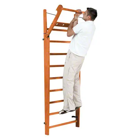 NOHrD Wall bars cherry, foldout, HxWxD 230x80x13 cm, 10 bars