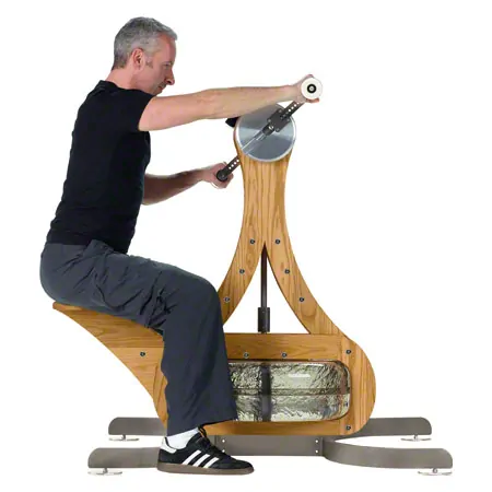 NOHrD WaterGrinder upper torso exerciser oak