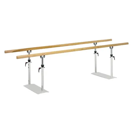 Parallel bars standard, bar length 3 m, bar made of wood