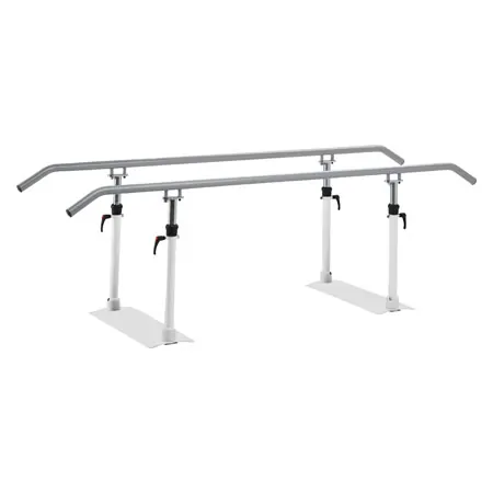 Parallel bars standard beam length of 2.5 m made of metal