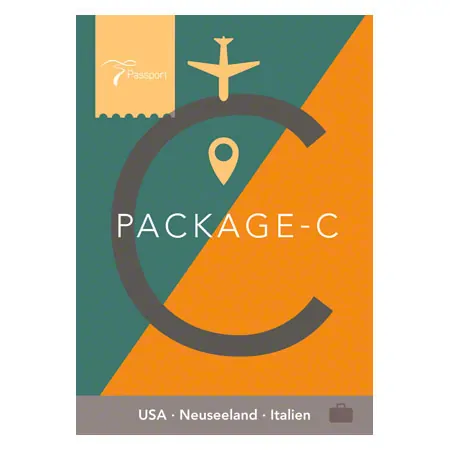 Passport Virtual Active - USB Stick, Pack C (USA, New Zealand, Italy)