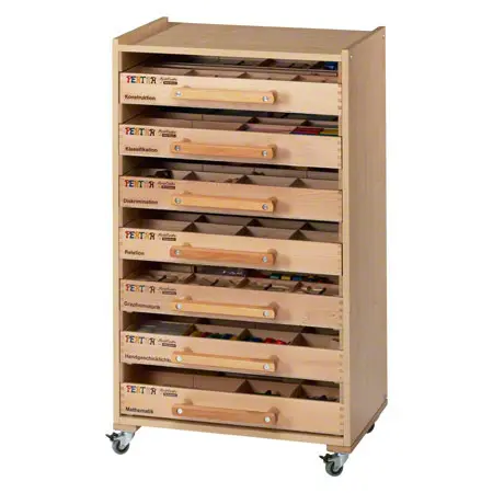 Pertra complete set including 7 suitcases and one suitcase-shelf cart, 2353-pcs.