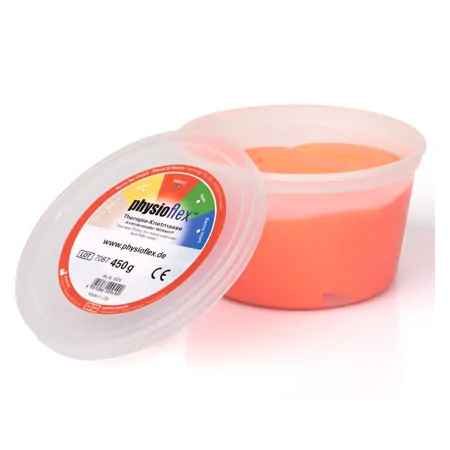 Physioflex Therapy plasticine medium, 450 g, red