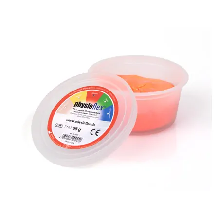 Physioflex Therapy plasticine medium, 85 g, red