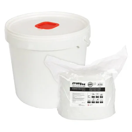Plastic dispenser bucket incl. 400 disinfectant wipes