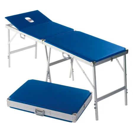 Portable Massage Table Alumed incl. headboard and nose slit LxWxH 184x55x70-79 cm
