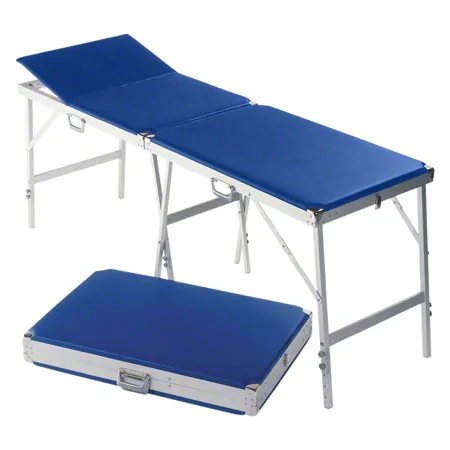 Portable Massage Table alumed incl. headboard, LxWxH 184x55x70-79 cm