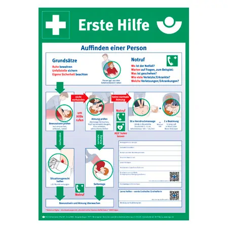Posters - first aid - L x W 59x42 cm