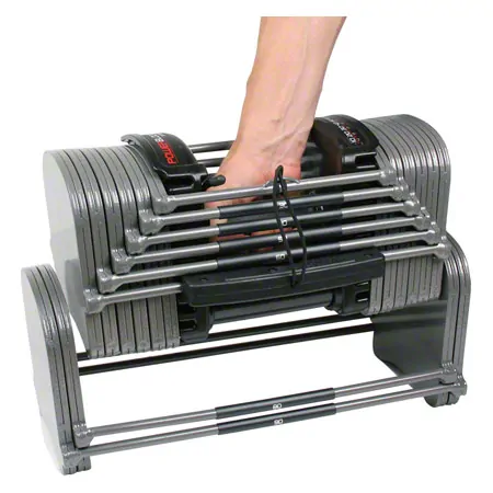 Power Block-Set 6 pieces, Dumbbell Sport EXP 2-22,5 kg pair + Expansion-Kit Stage 2 and 3