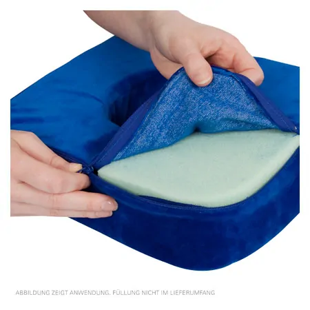 Replacement cover for face foam, 30x25x7 cm