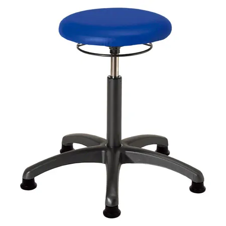 Rotatory stool standard with comfort cushion and glides