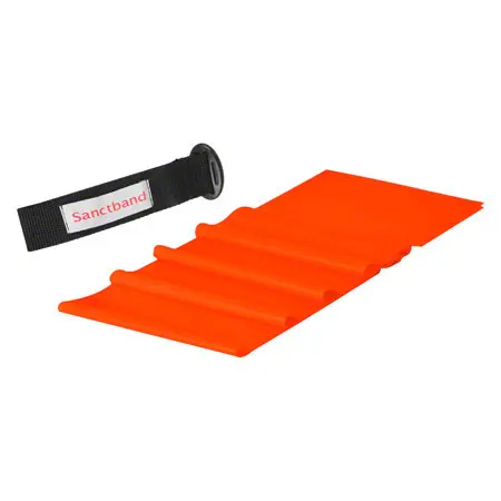Sanctband 2 m with door anchor, light, orange