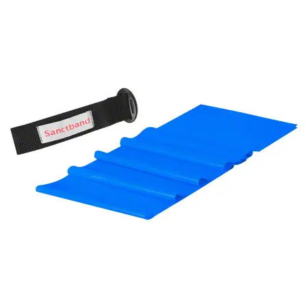 Sanctband 2 m with door anchor, strong, blue