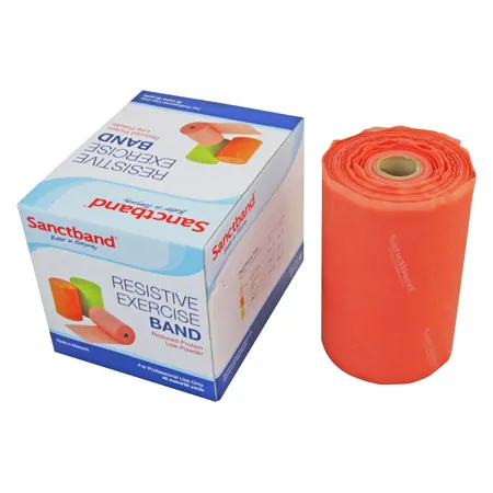 Sanctband resistance ribbon, 46 m x 15 cm, extra light, peach