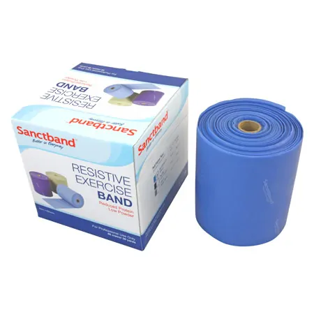 Sanctband resistance ribbon, 46 m x 15 cm, heavy, blue