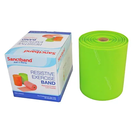 Sanctband resistance ribbon, 46 m x 15 cm, medium, green