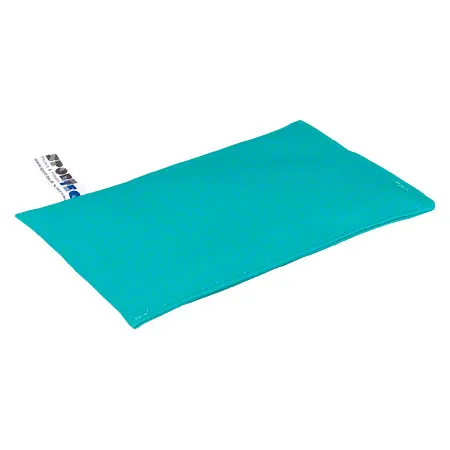 Sand bag filled with quartz sand, 25x15 cm, 1 kg, turquoise