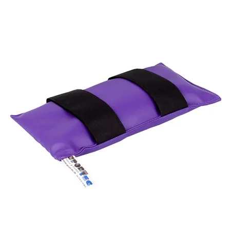 Sand bag with Velcro tape, 30x15 cm, 2 kg, purple