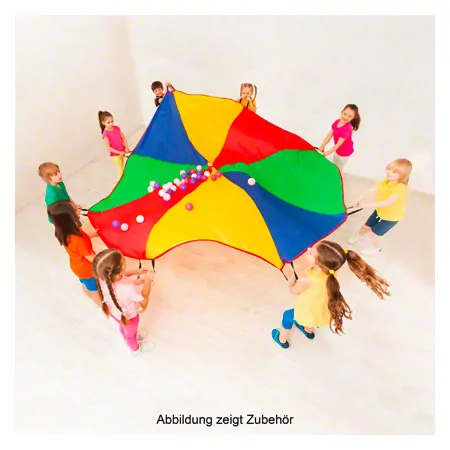 Schwungtuch,  1.8 m, yellow / red / green / blue