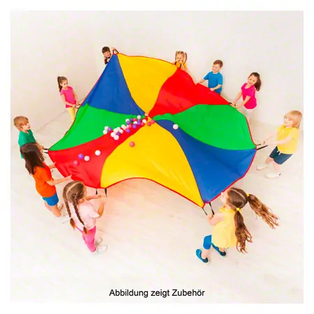 Schwungtuch,  3,5 m, yellow / red / green / blue