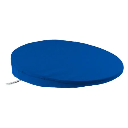 Seat bolsters with cotton cover round,  38x7 / 1 cm