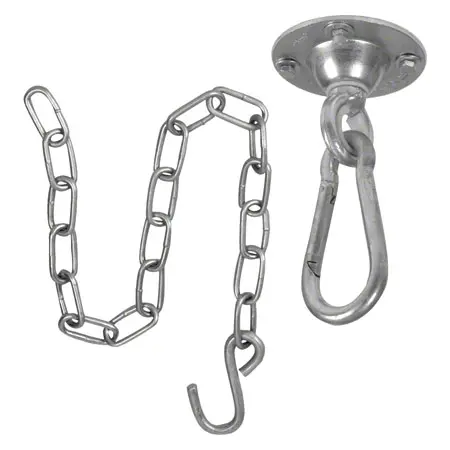 Security ceiling hook incl. chain 70 cm, galvanized