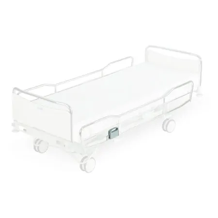 Side rails painted, pair, normal length, height 35 cm