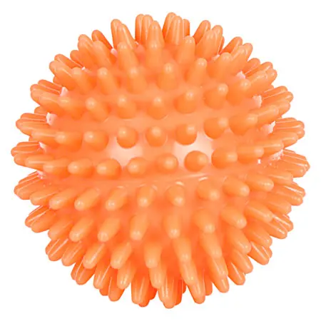 Spiky Massage Ball,  6 cm, neon-orange, soft