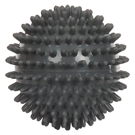 Spiky Massage Ball,  9 cm, anthracite gray, hard
