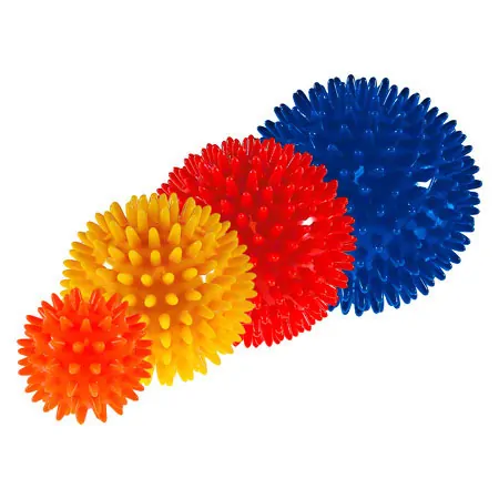 Spiky massage ball set, 4-parts
